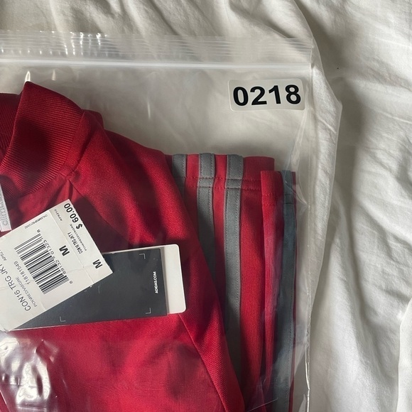 adidas Youth Condivo 16 Training Jacket Red Sz M AD5210 - Picture 6 of 7